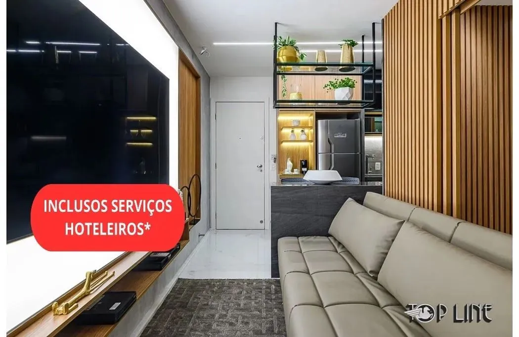 Apartament com Vista Livre - Enxoval Completo, Internet e Serv. Hotel - Portal Master/sudo