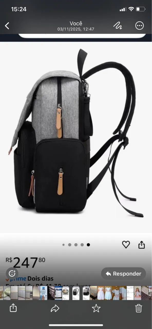 Bolsa maternidade land luxury 