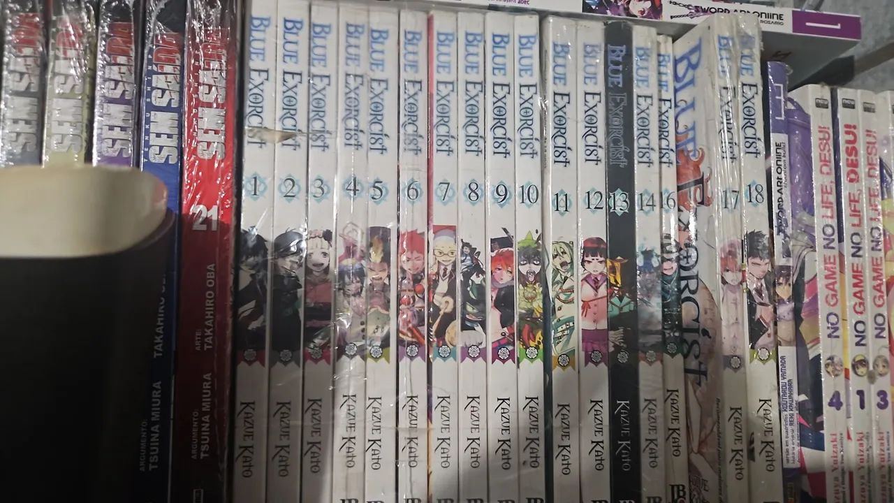 Manga Blue Exorcist (Volumes 1–14, 16, 17, 18) Sealed