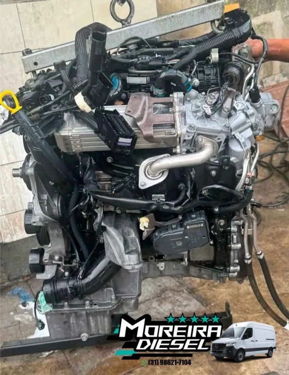MOTOR 90 MIL KM SPRINTER 415 515 311 COMPLETO
