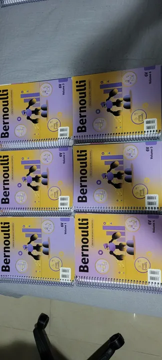 Livros Bernoulli 2024 -6 volumes- Ciências da Natureza e Matemática