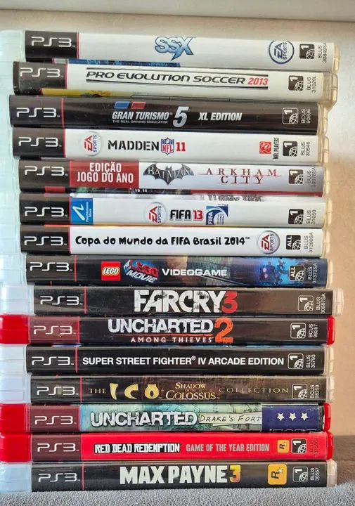 PREÇOS VARIADOS Jogos da ps3 alguns no plástico