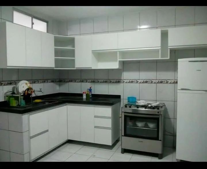 Armários de cozinha brancos novos - Foto 4