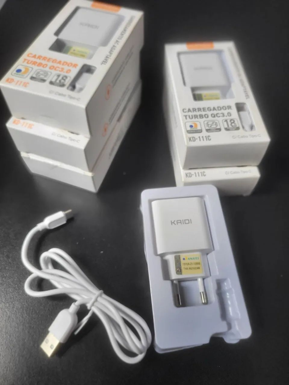 Carregador Tipo C Kaidi KD-111C - Rápido, Seguro e Eficiente - Foto 4