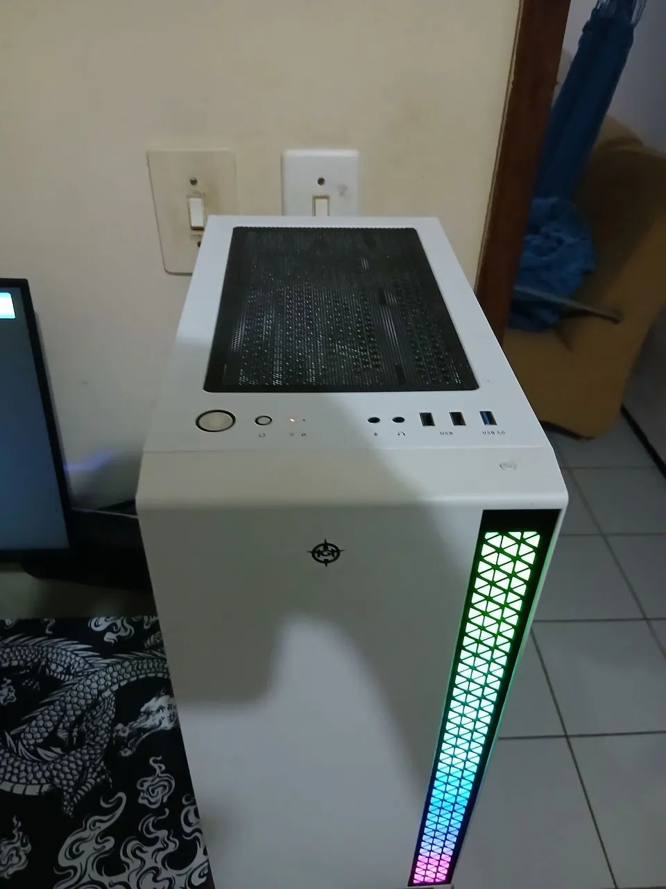 Pc gamer Ryzen 7, Rx 6700XT troco em Notebook - Foto 2