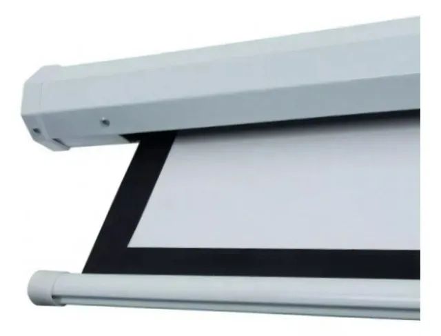 Tela De Projeção Retrátil Tes 97 Pol. Trm180sa (1,80x1,80) - Foto 5