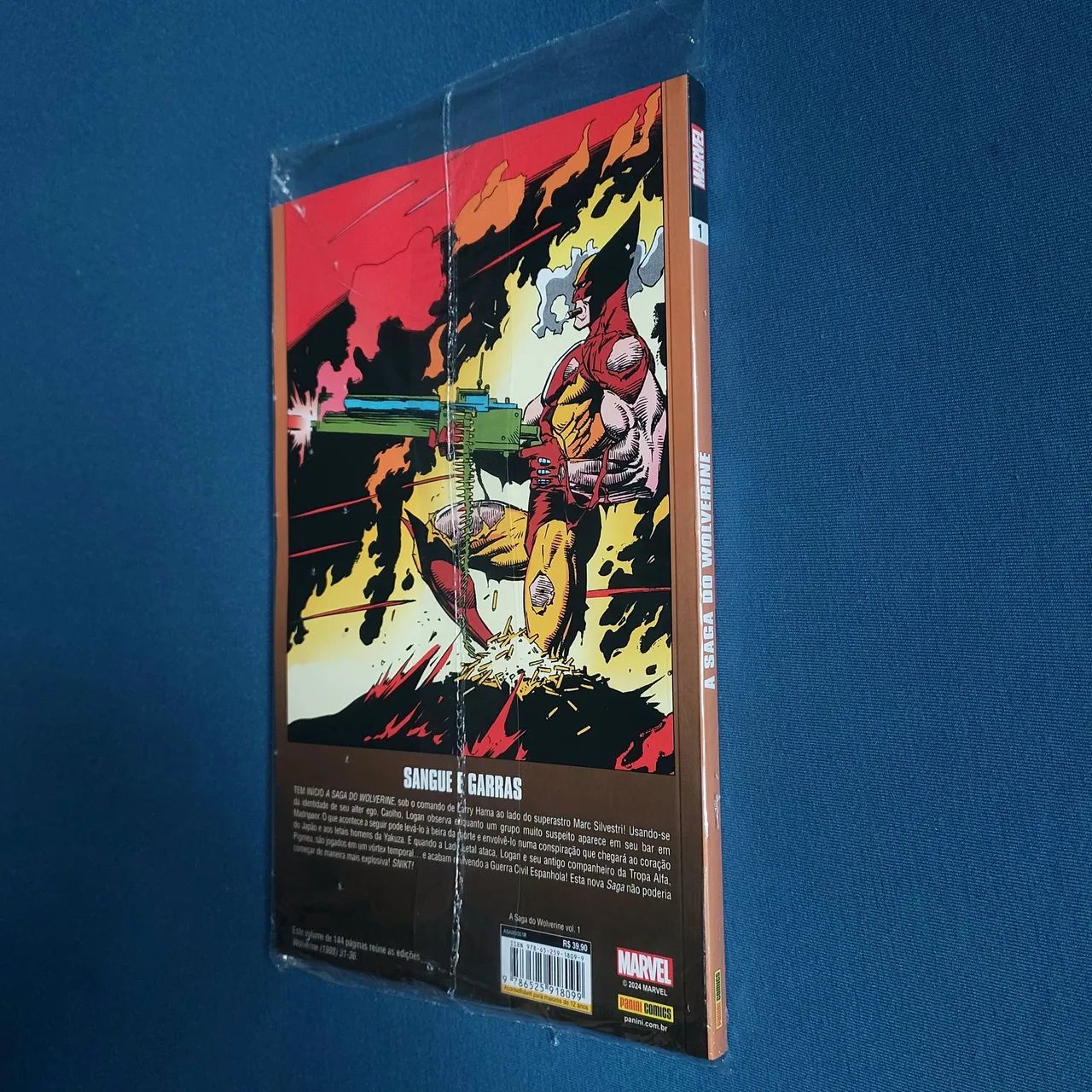 HQ A Saga do Wolverine - Volume 1 (Lacrado, 144 Páginas, Panini Marvel Comics) - Foto 6