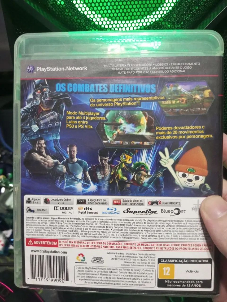 Playstation all-stars battle Royale jogo PS3 game Playstation 3 - Foto 2