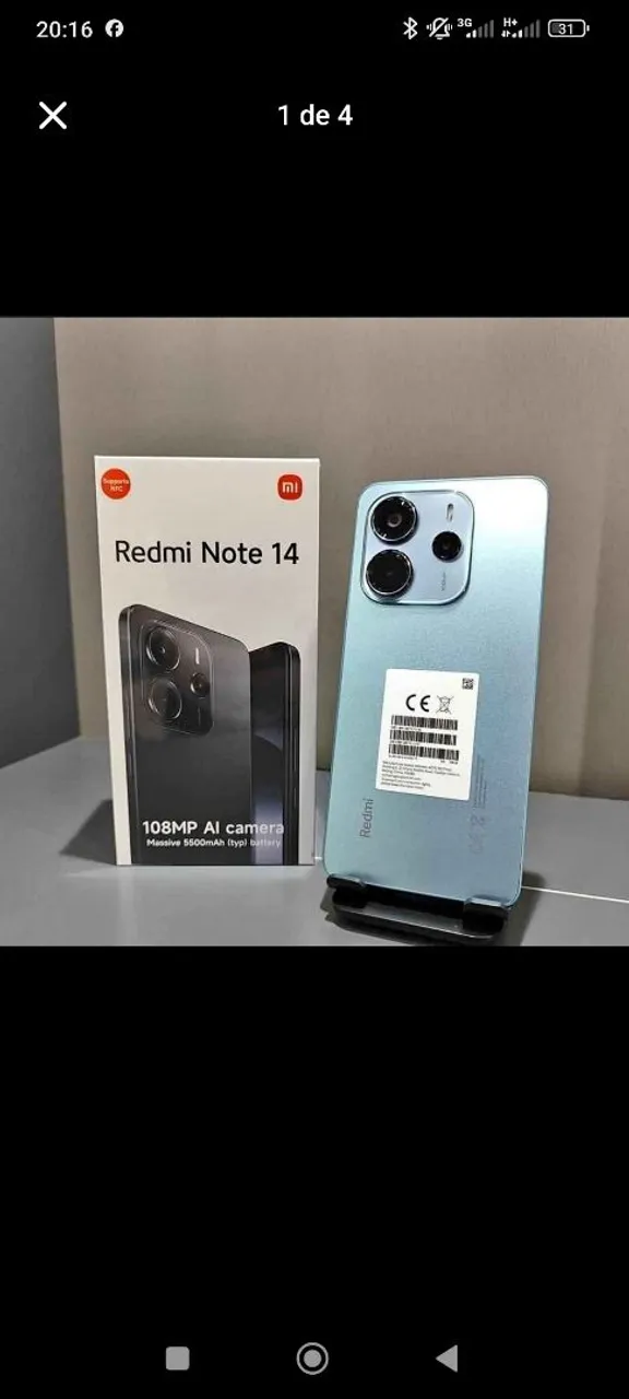 Redmi Note 14 256gb troco por um de menor valor com volta do interessado 
