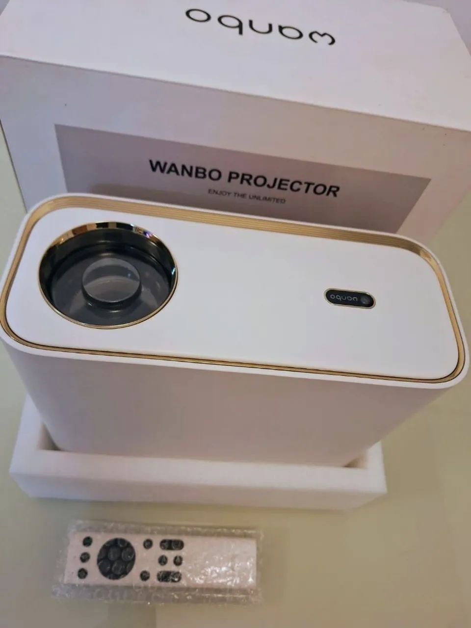 Projetor Xiaomi Wanbo X5 - 1100 ANSI, Wi-Fi, Novo 6, Auto Focus - Foto 5