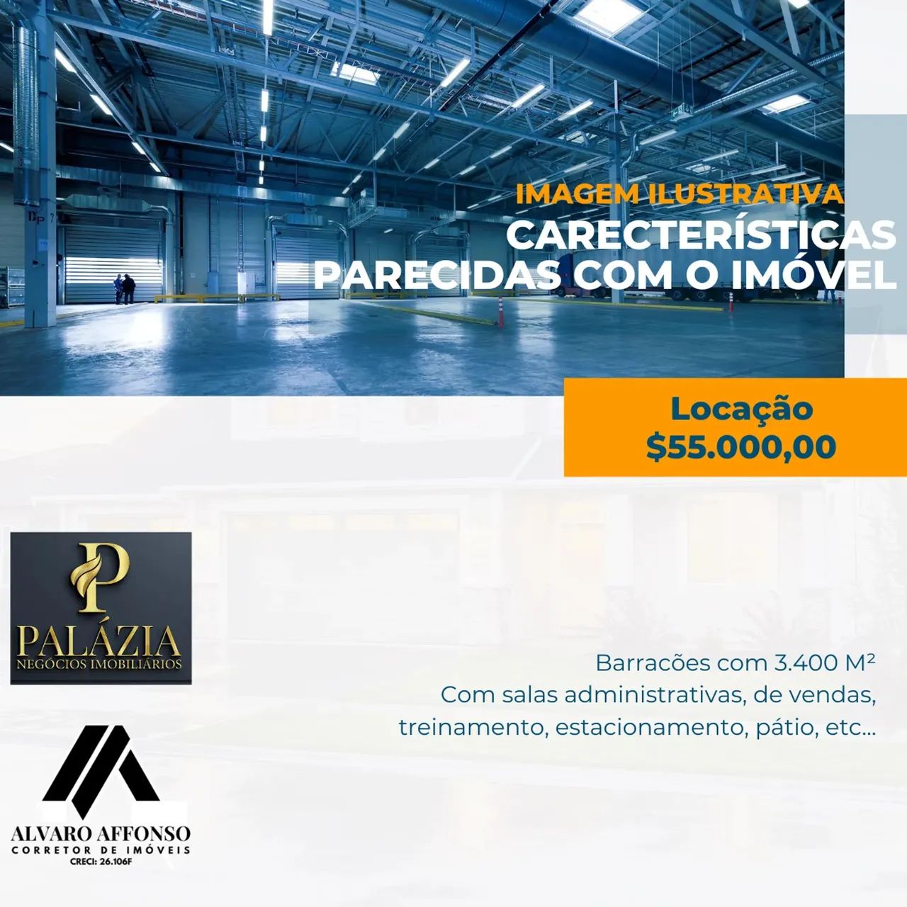 Barracão para Locação em Londrina, Rodovia BR 369 (entre Ibiporã e Londrina) - Acesso à Av - Foto 2