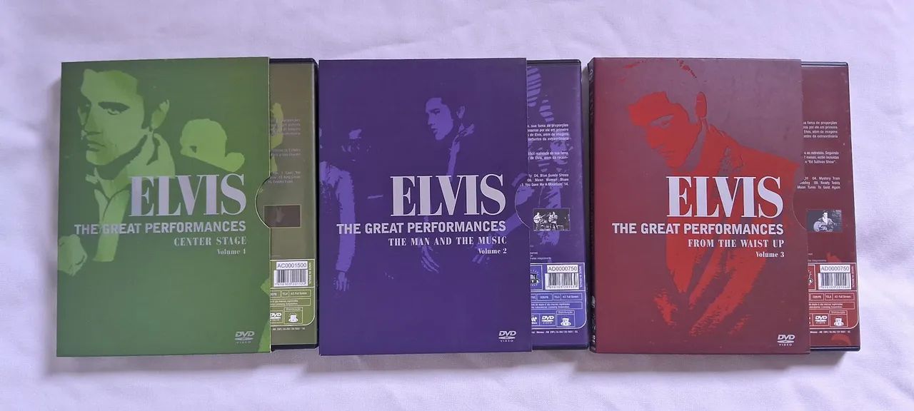 Elvis Presley - The Great Performances - Box com 3 DVDs