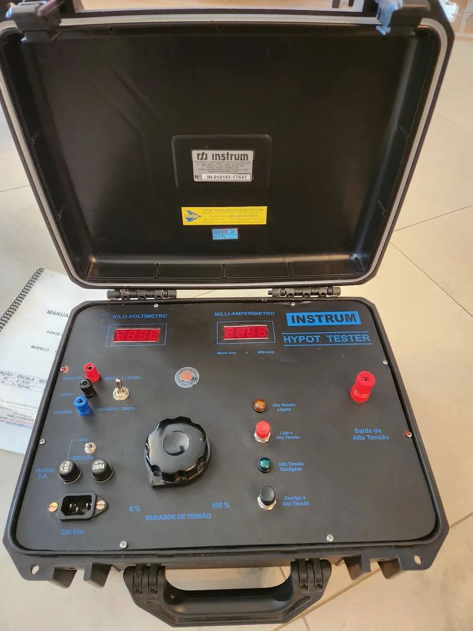 Hipot Instrutemp HY 5KV - CA - 10 mA - Foto 2