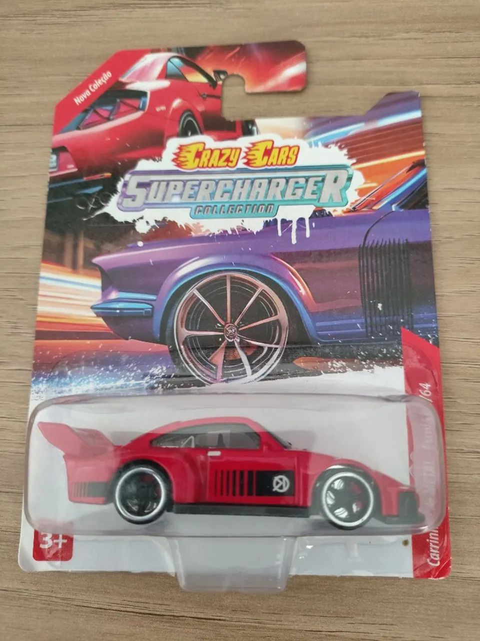Pack 4 Carros Crazy Cara Supercharger Metal 1:64 - Brinquedos e
