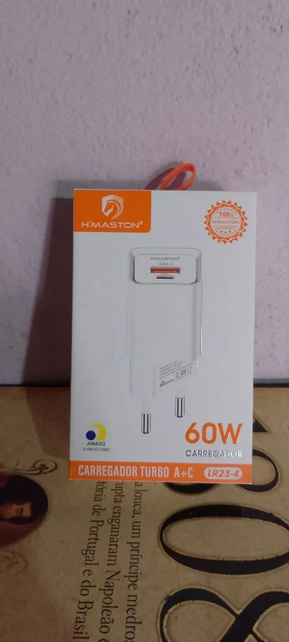 Fonte Turbo 60W Duo - Carregamento Rápido e Seguro - Foto 2