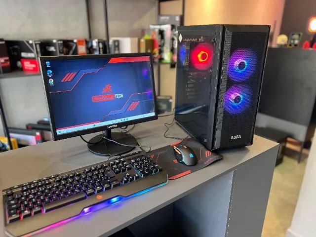 PC Gamer Completo RX 580 + Monitor / Teclado e Mouse Gamer (Loja Gorilla Tech)