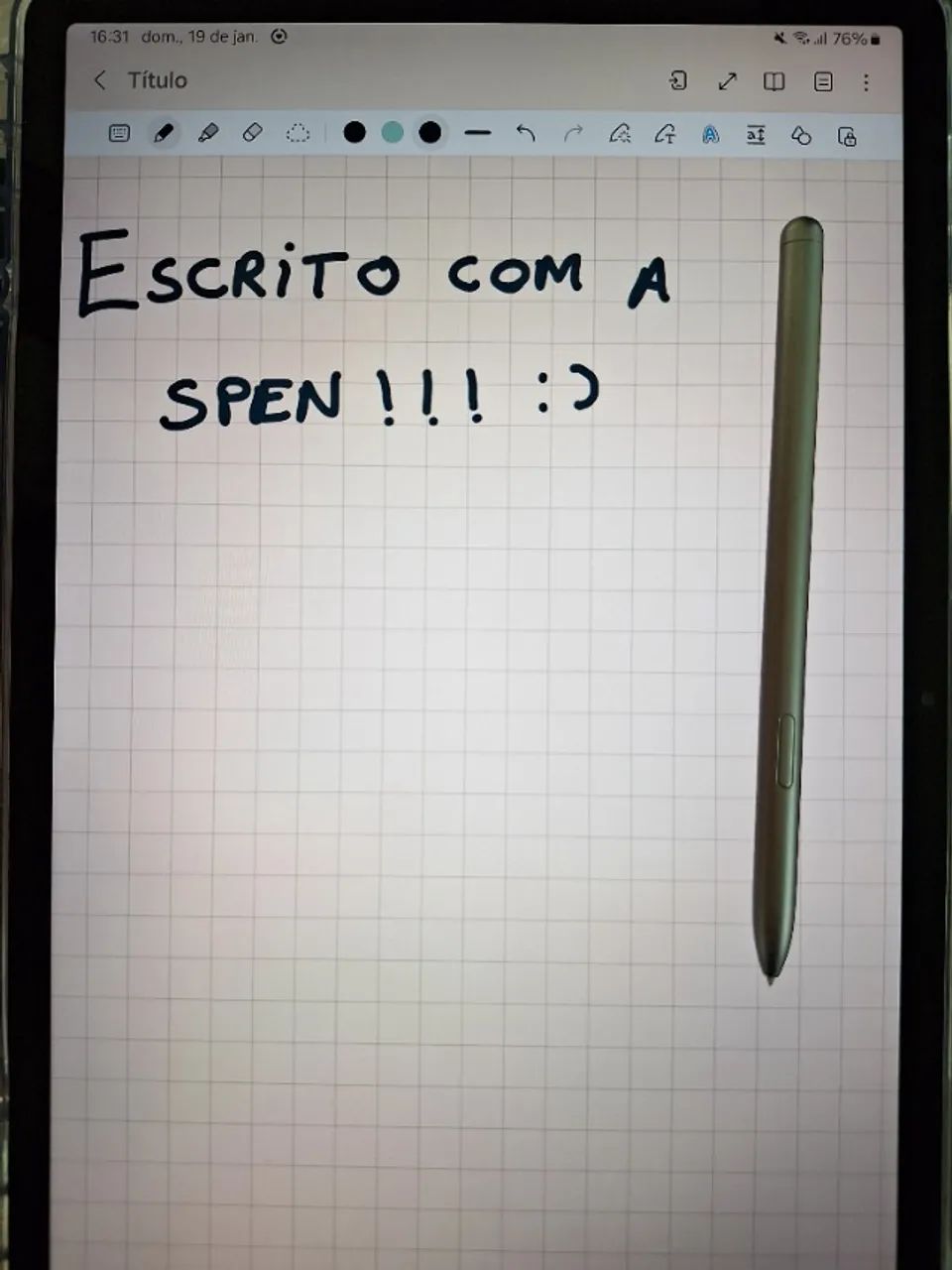 Tablet Samsung S7 FE 128GB com S-PEN Prata - Foto 3