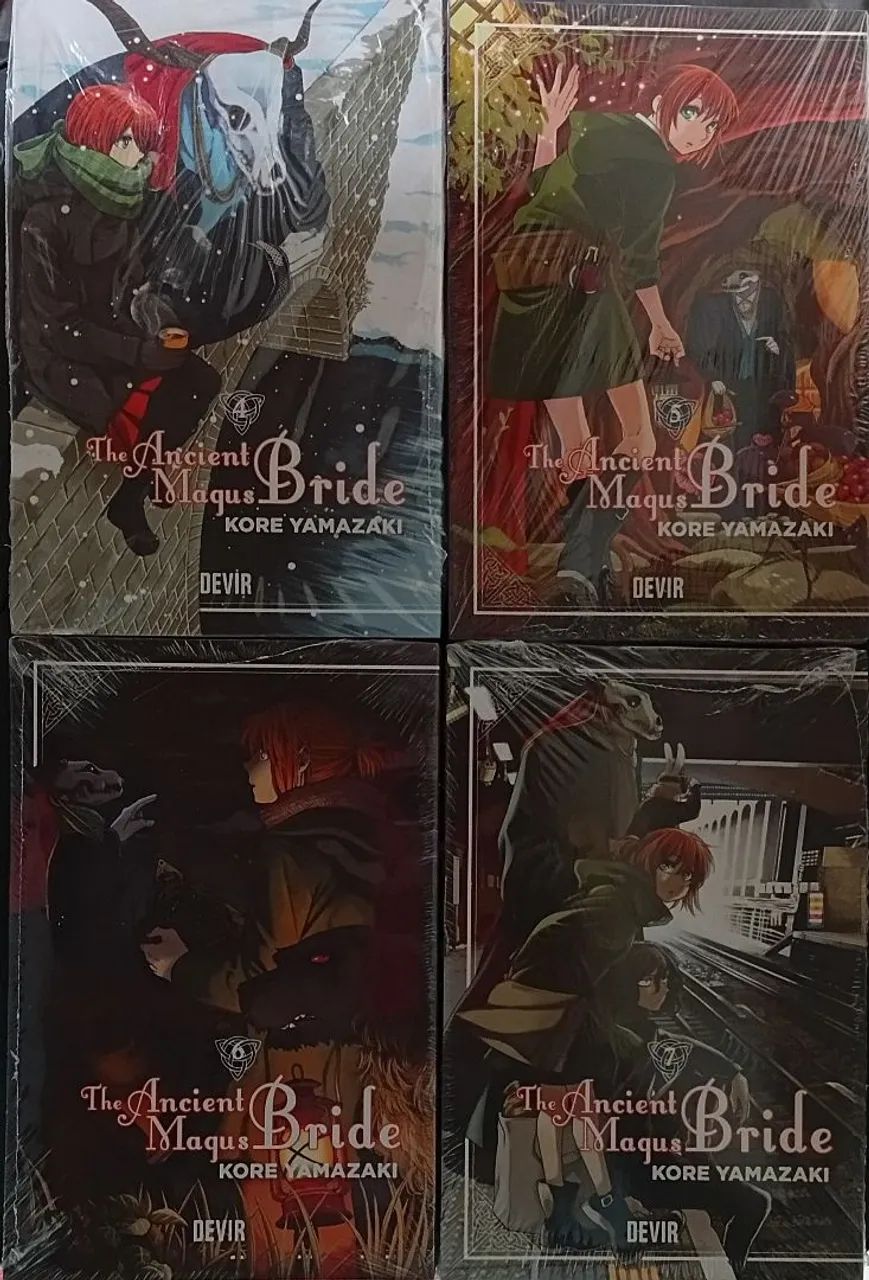 Mangá The Ancient Magus' Bride (Volumes 4, 5, 6 e 7)