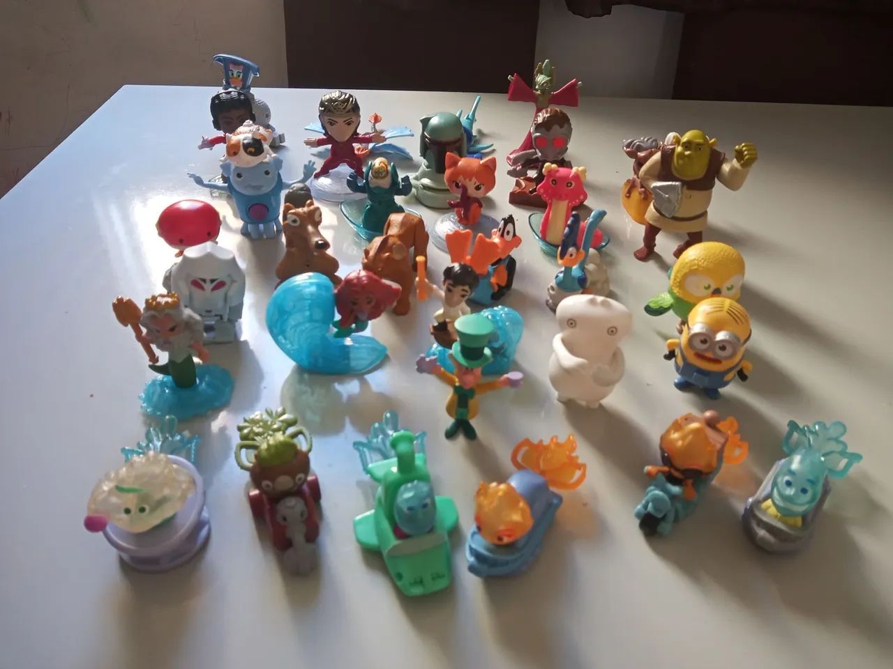 Lote miniaturas MC Donald e Burger King