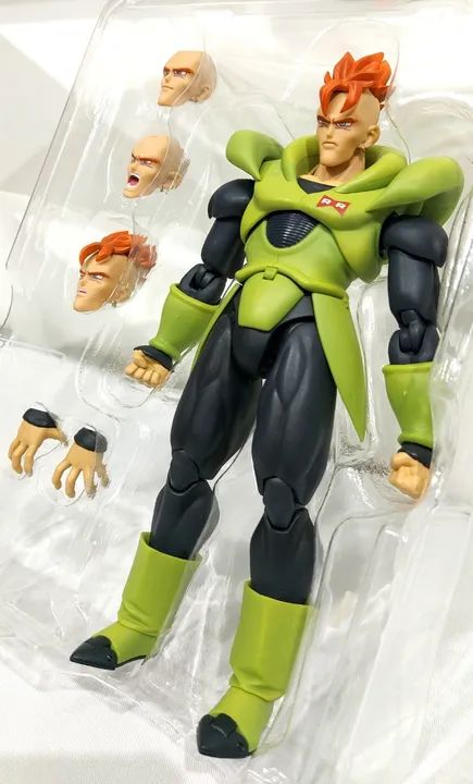 Bandai Sh Figuarts Dragon Ball Z Android 16 Exclusive Sdcc
