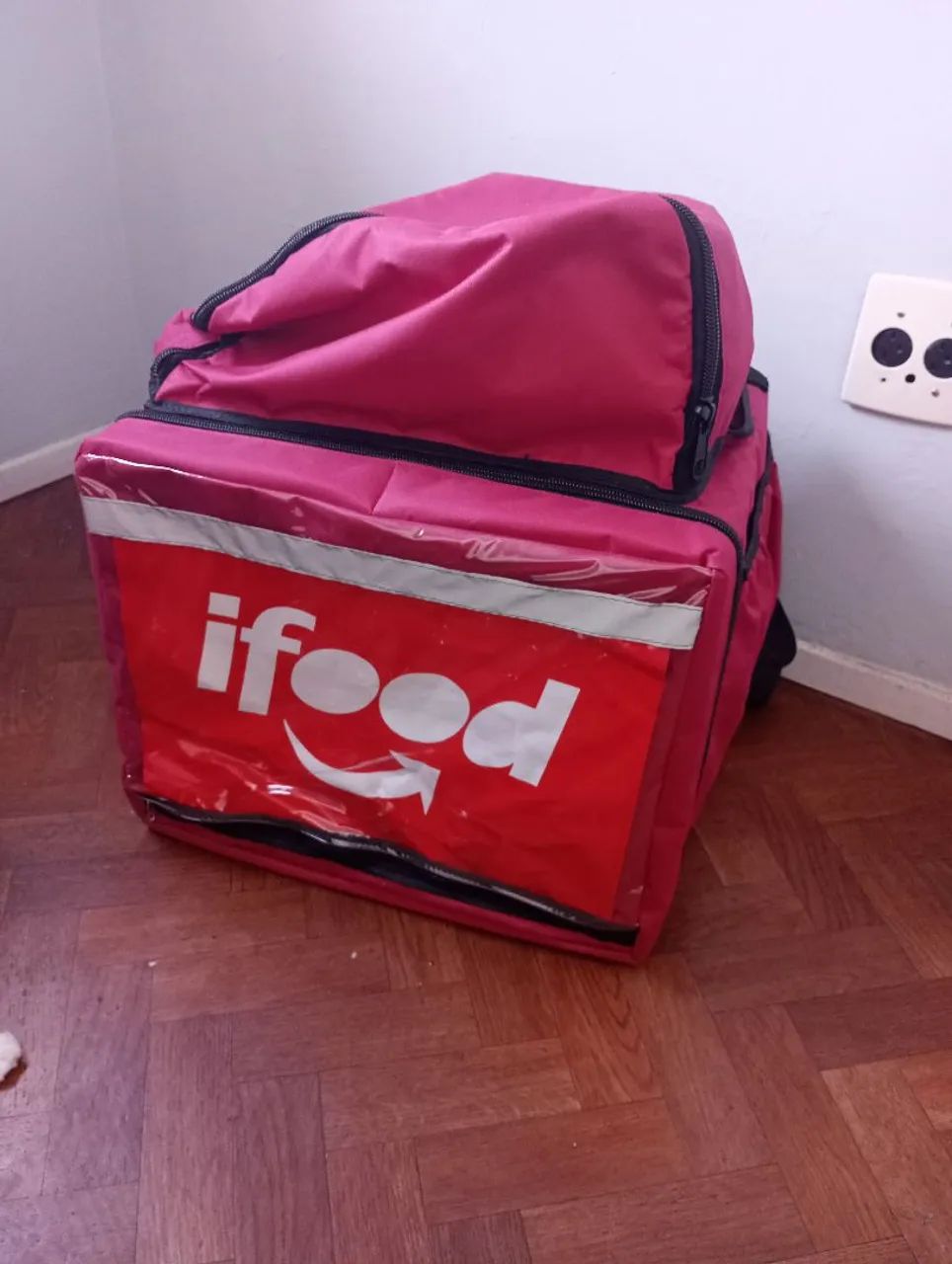 Bag térmica para entrega com cubo de isopor 44l