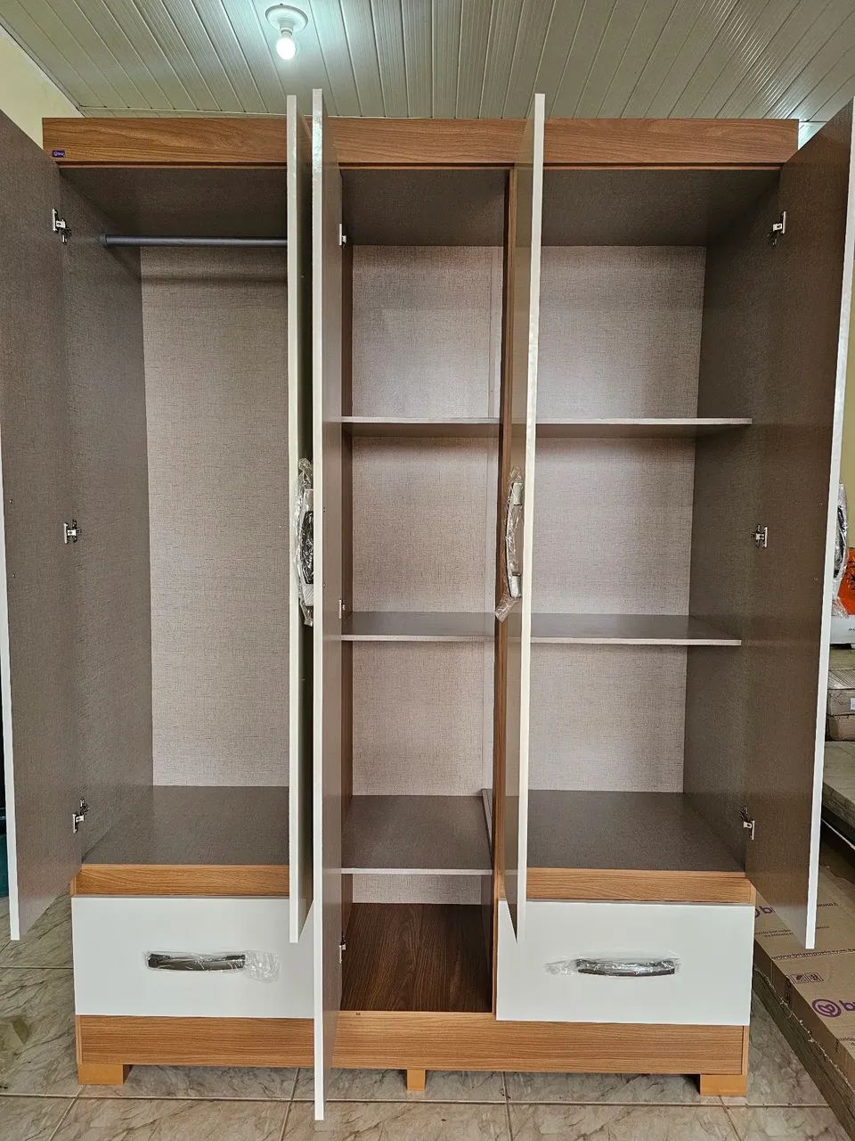 Guarda roupa casal novo  - Foto 4