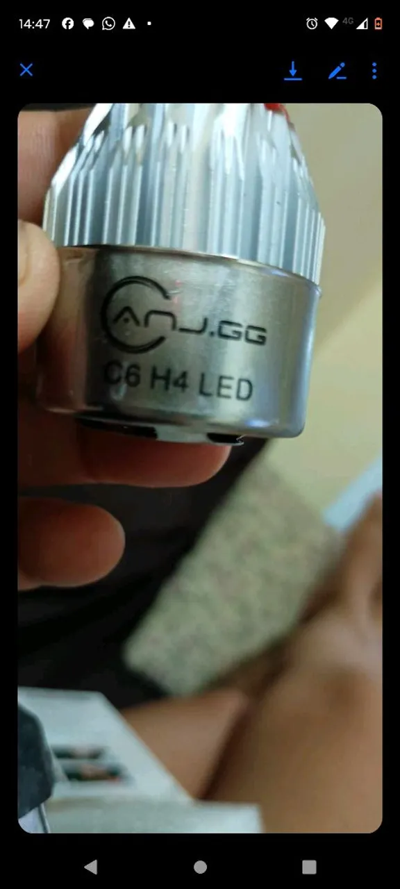 Lâmpada LED C6 H4 - ANJ.GG