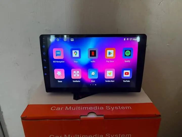 Multimídia 9P Android 4ram 64g g carplay YouTube wifi Waze Netflix Universal  - Foto 3