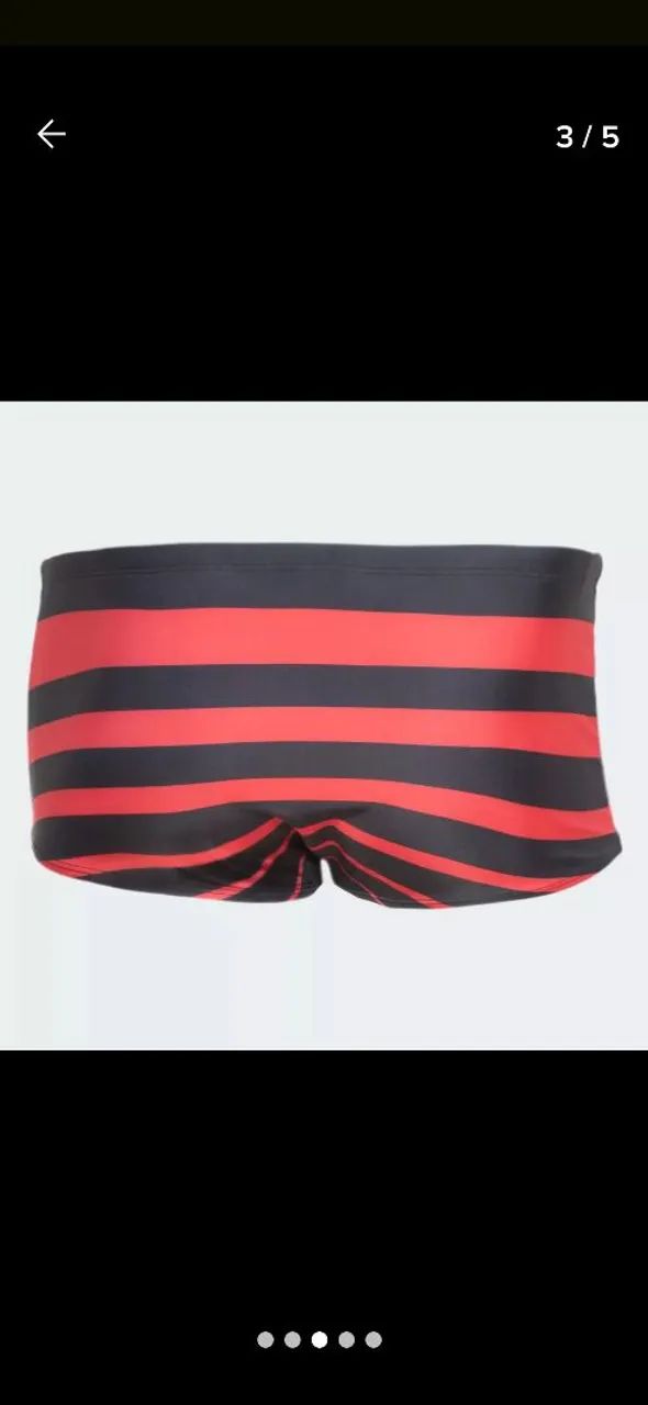 Sunga de praia flamengo original m.g.gg adidas 200 reais tratar com tonhao *. - Foto 4