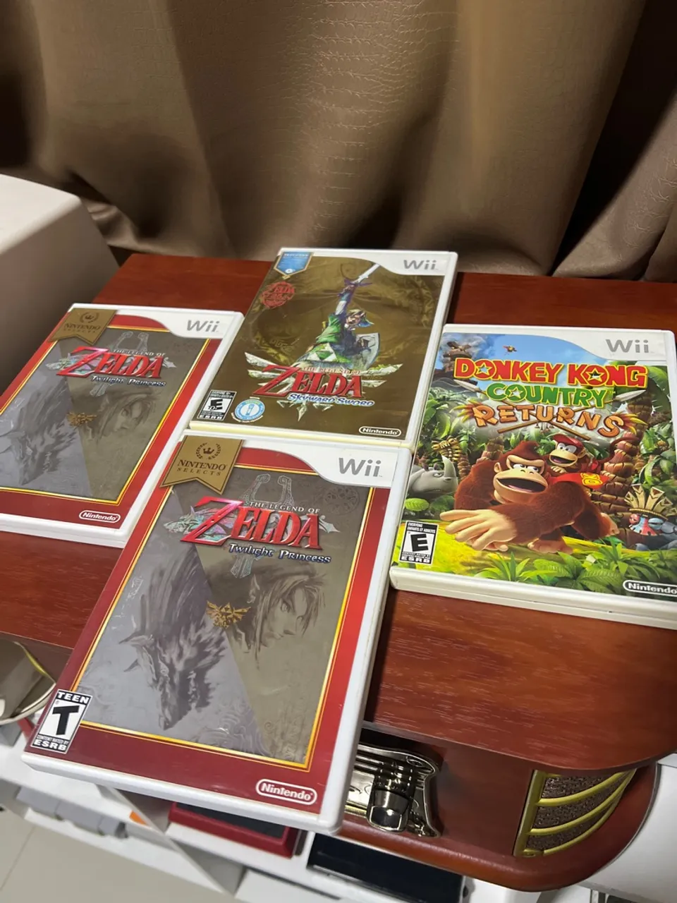 Jogos Wii - Zelda e Donkey Kong