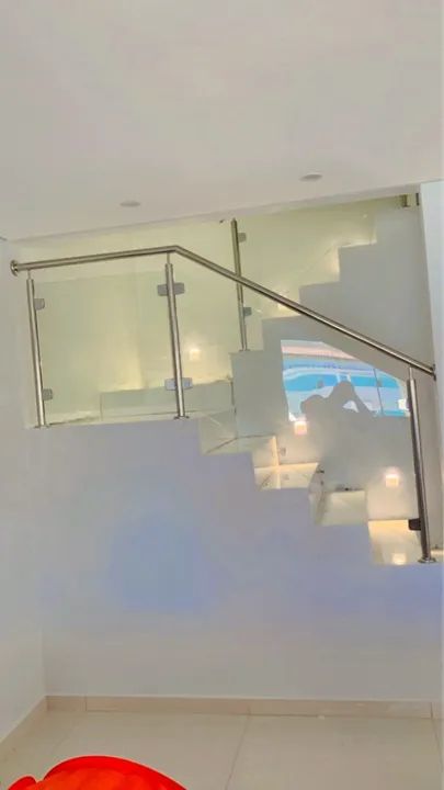 Corrimão em aço inox escovado e polido - Foto 5