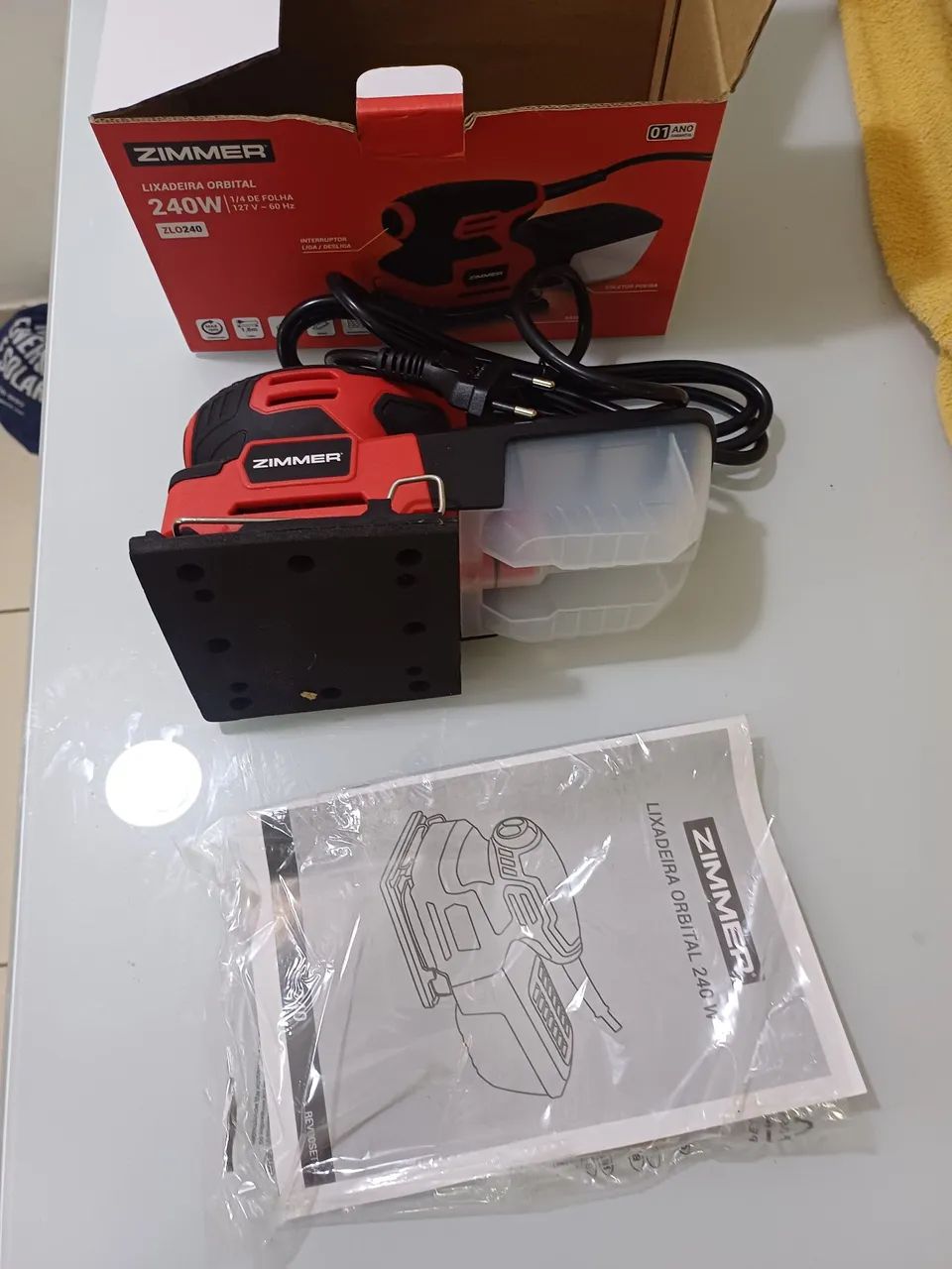 Lixadeira Orbital Zimmer 240W