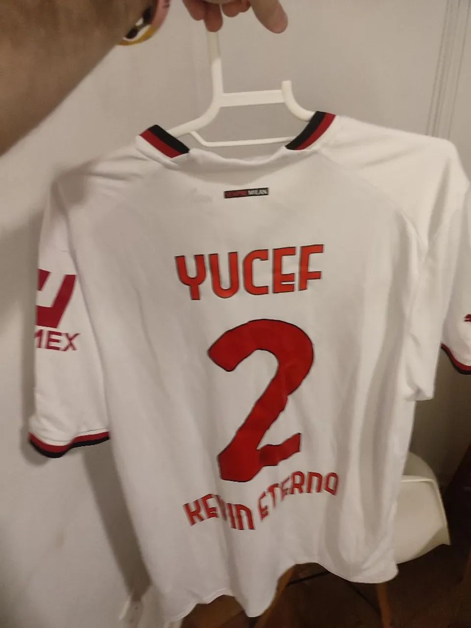 Camisa retrô Milan - Foto 2