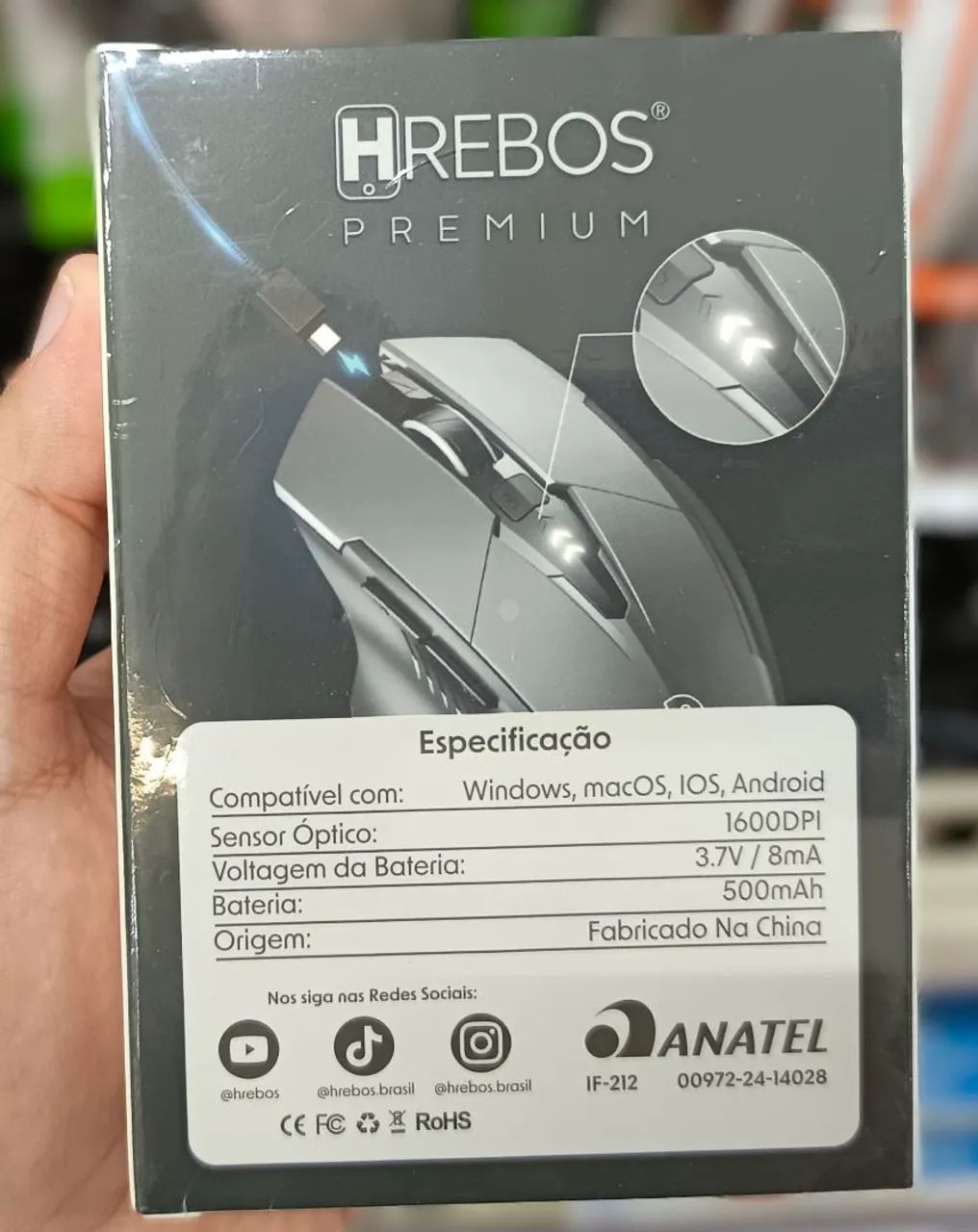 MOUSE GAMER BLUETOOTH - 1600 DPI REF: IF-212<br><br> - Foto 2