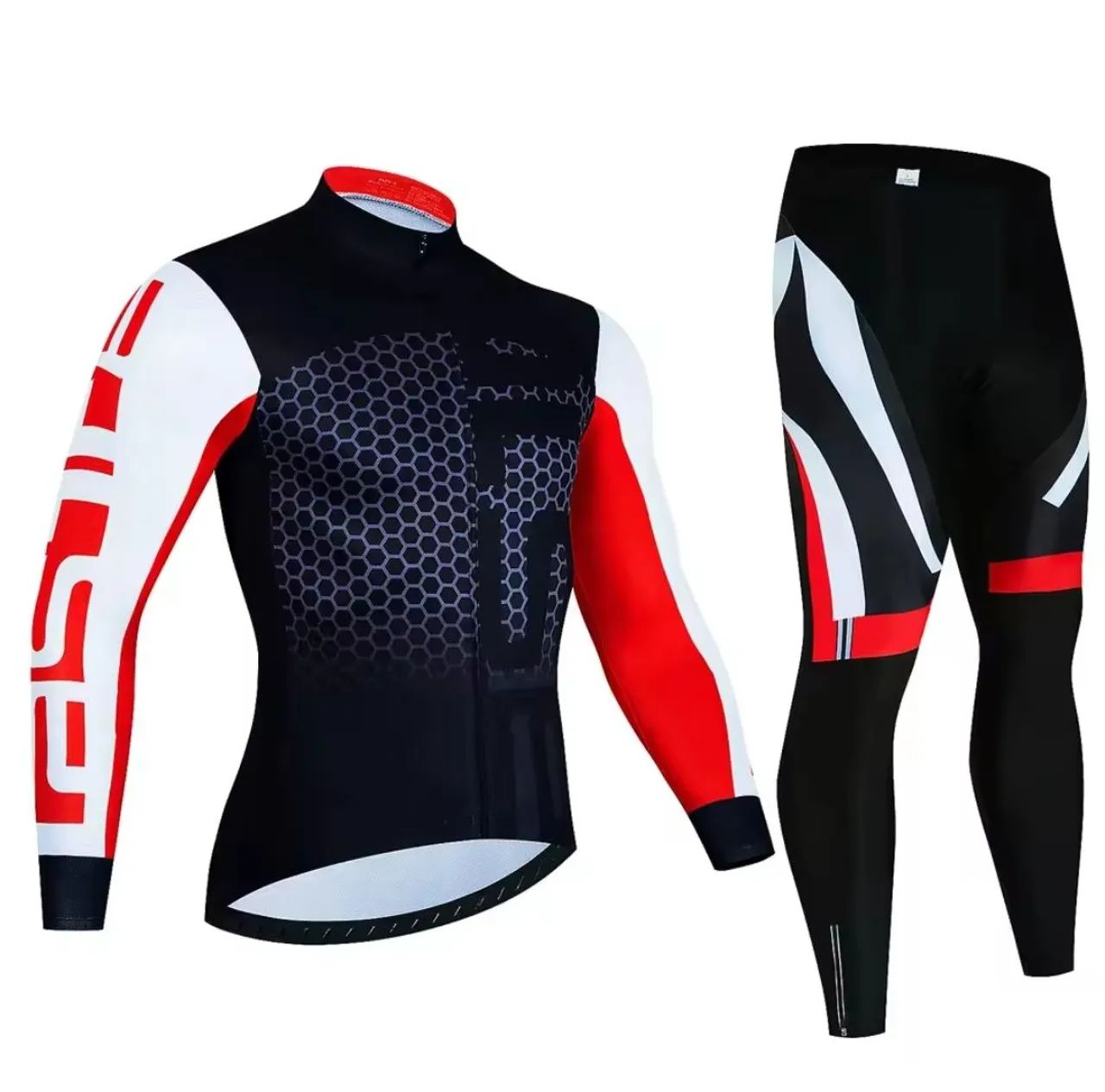 Conjunto Ciclismo Manga Longa - Camiseta + Calça