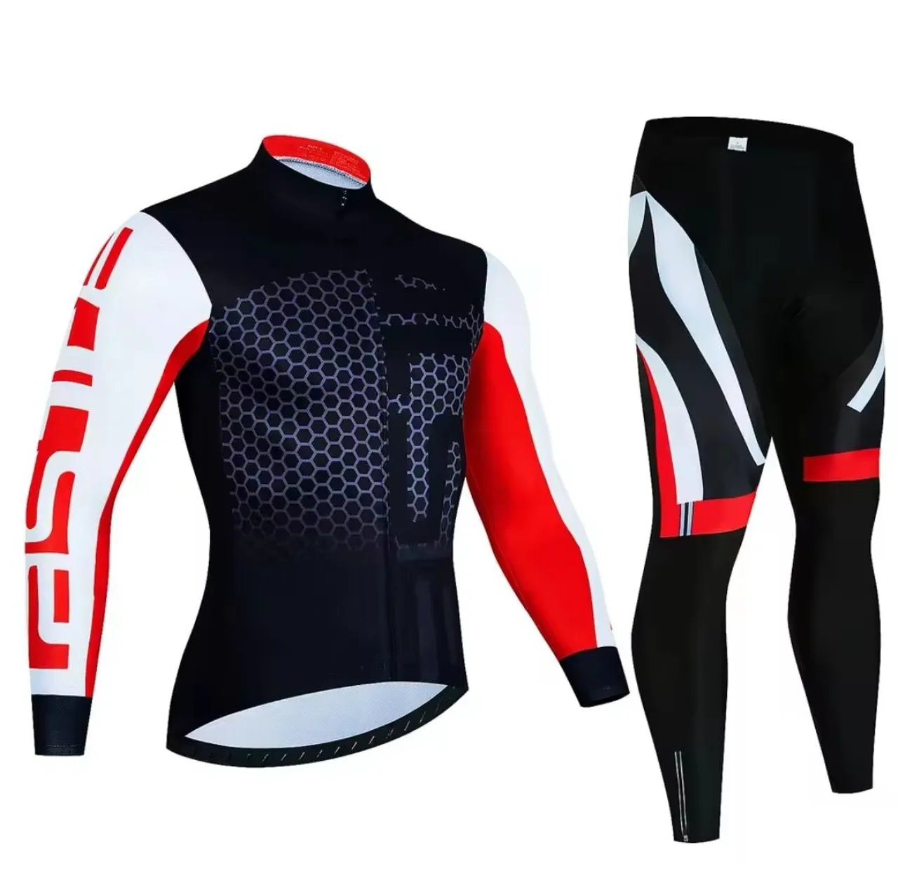 Conjunto Ciclismo Manga Longa - Camiseta + Calça