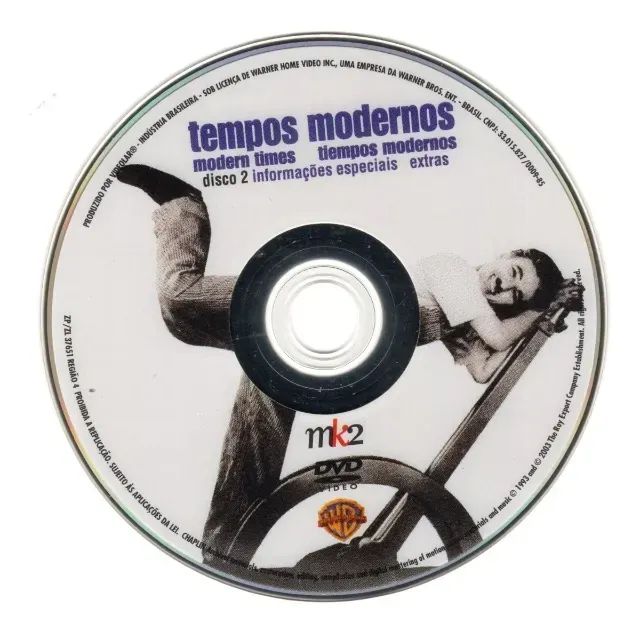 DVD Tempos Modernos - Coleção Chaplin - DVD Duplo, Novo e Lacrado - Foto 6