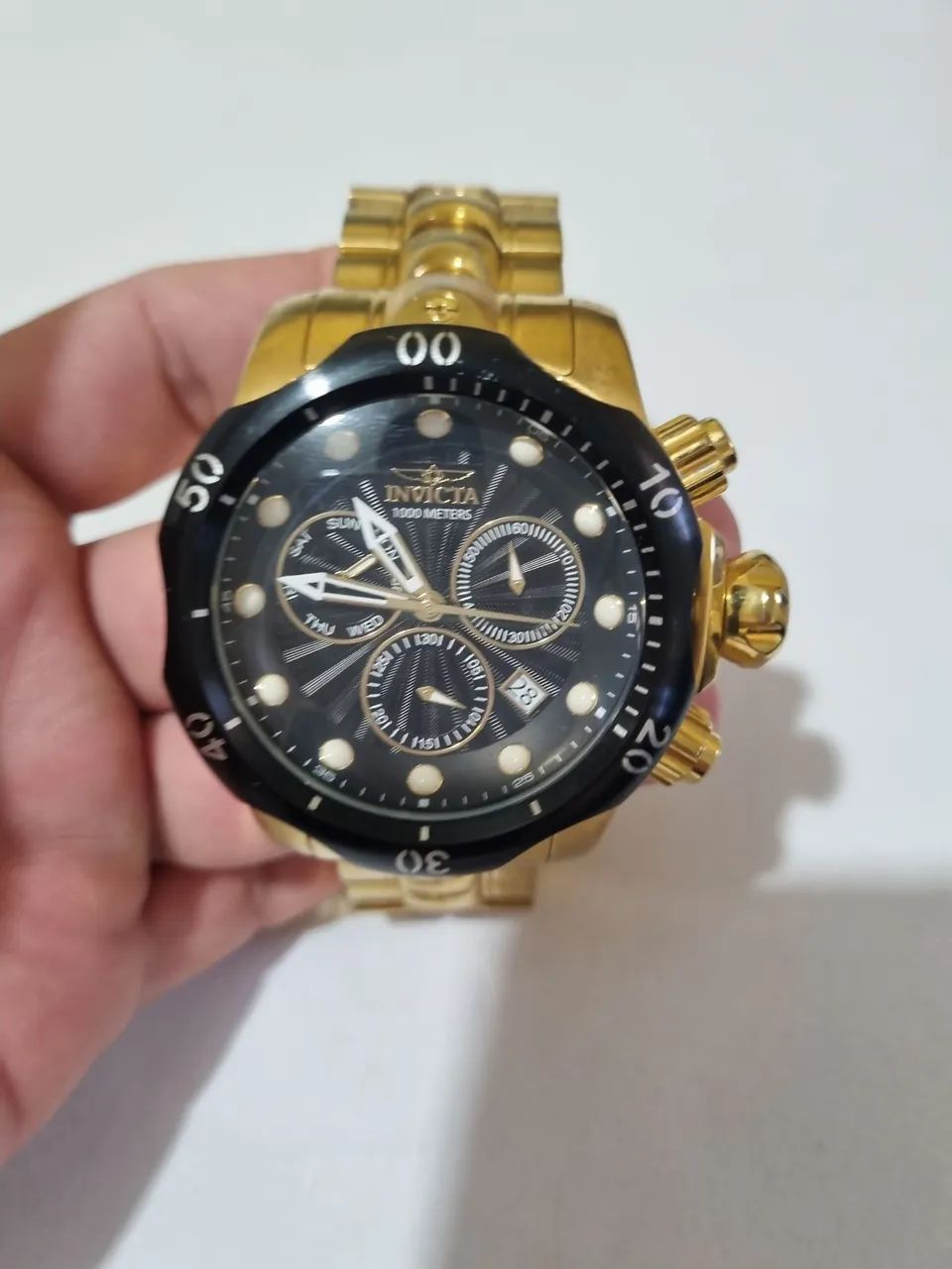 Relógio Dourado Masculino original - Foto 4