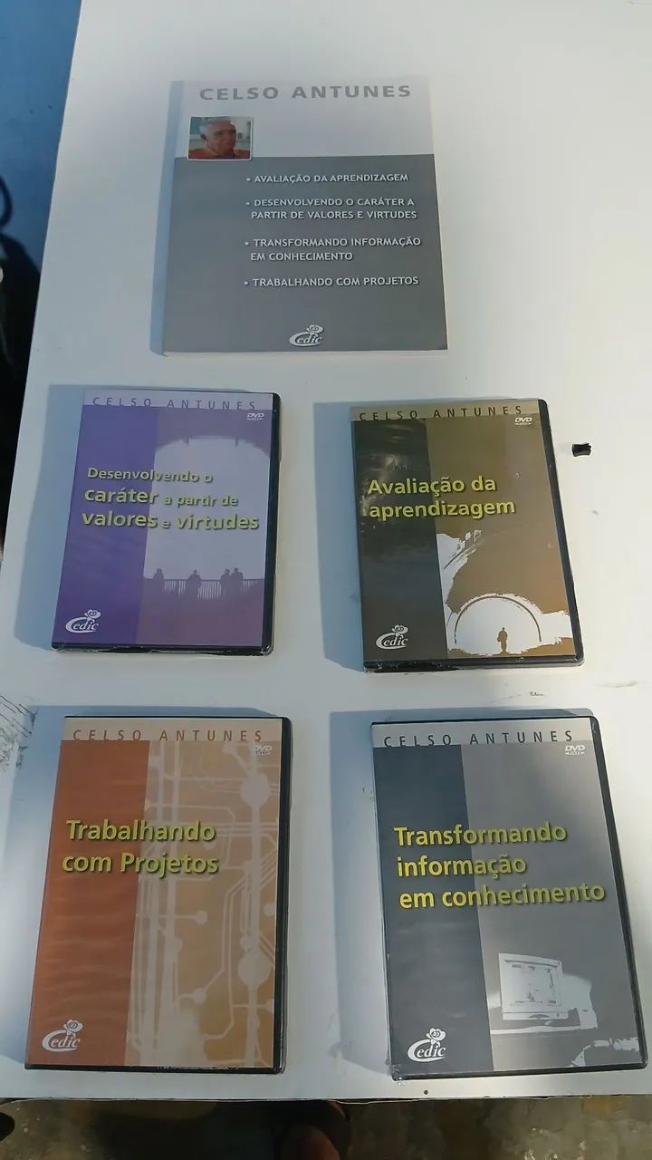 DVDs + livro Celso Antunes