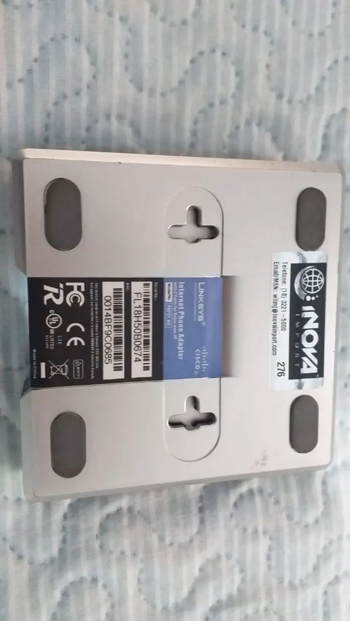Ata  VoIP Linksys Cisco PAP2T- NA - Foto 3