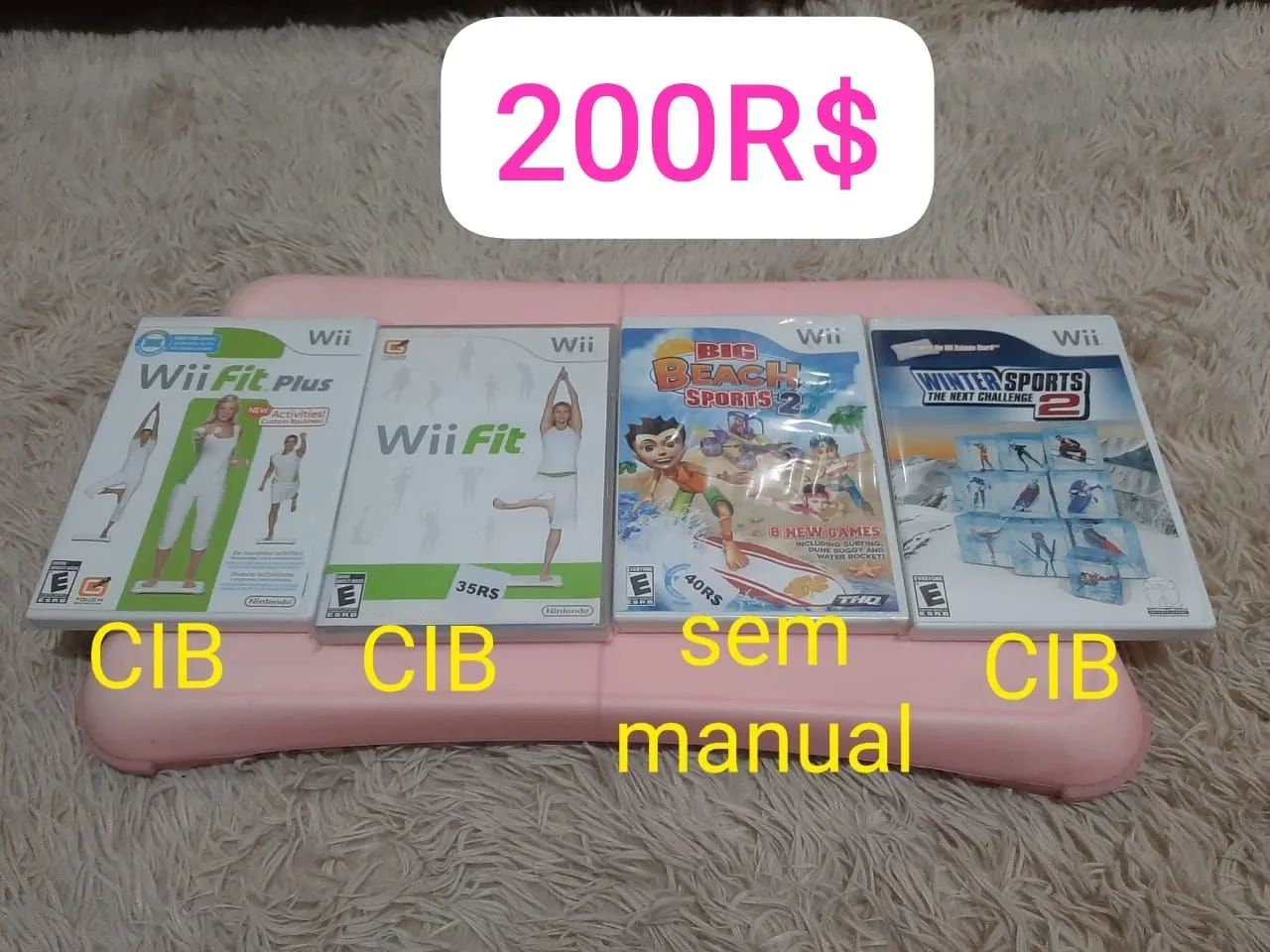 Balance board wii + jogos 