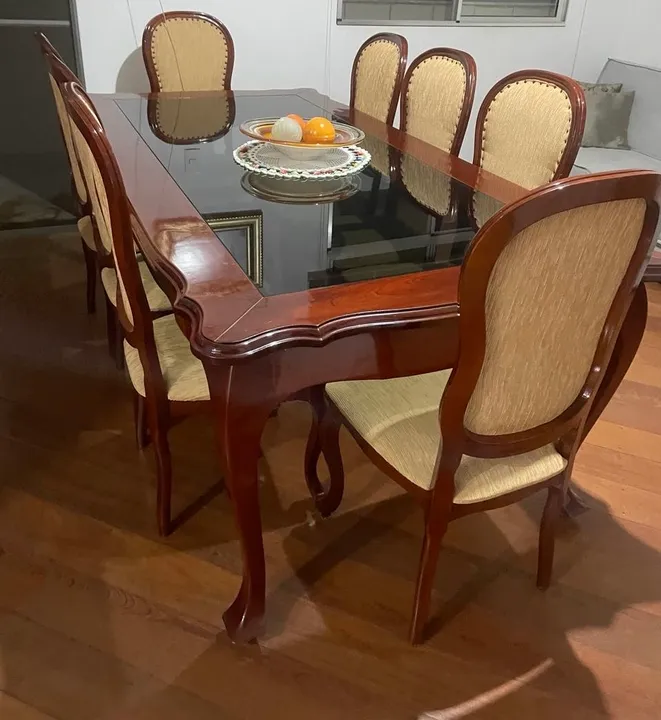 Mesa de Jantar de Madeira Maciça LÍDER