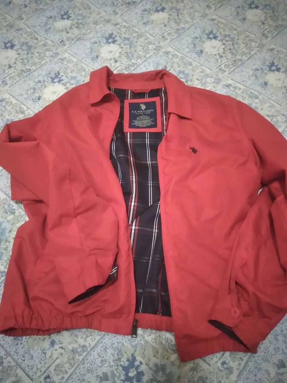 Jaqueta U.S. Polo Assn. Vermelha importada 