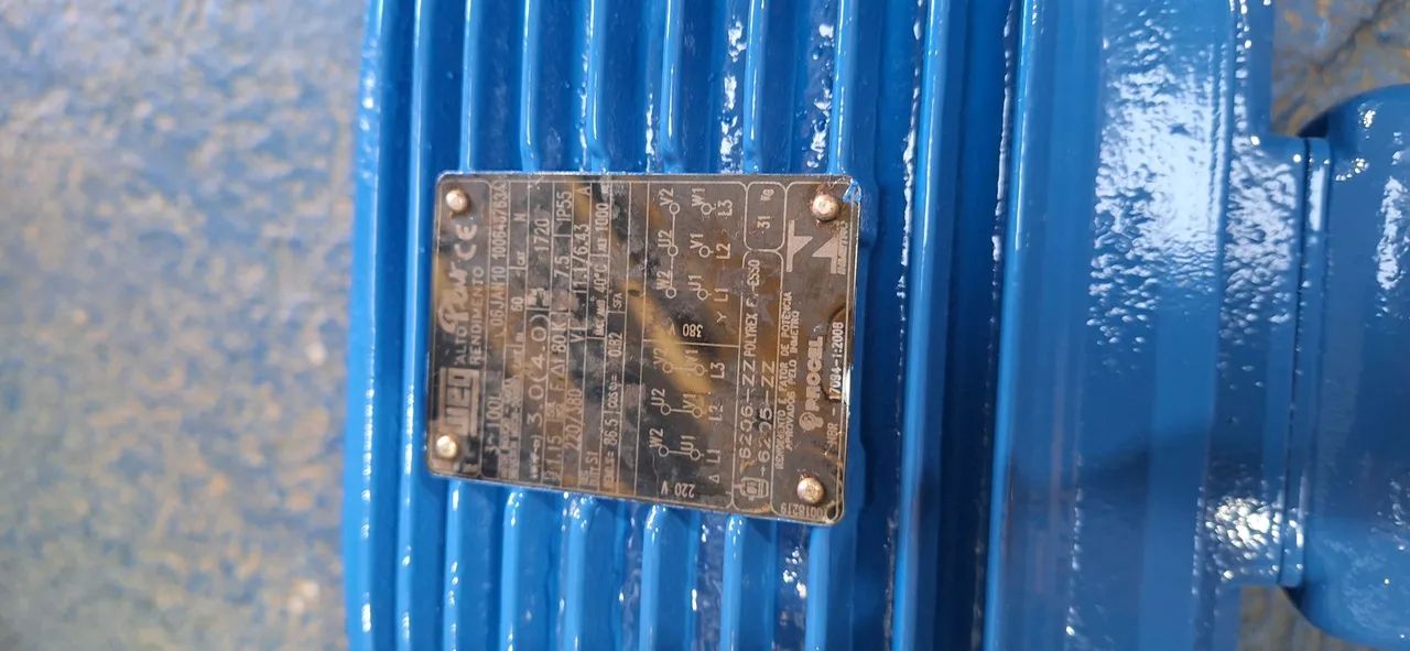 Motor elétrico trifásico 4 cv rpm 1740. - Foto 5