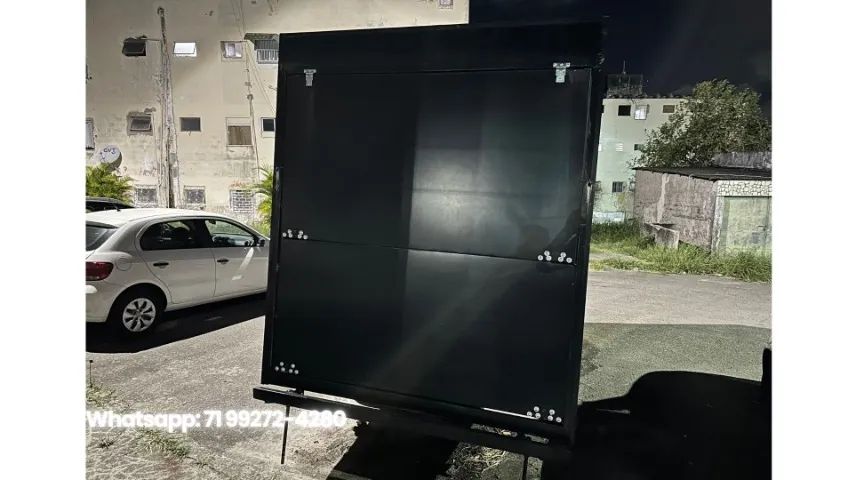 Food Truck Trailer Dois Eixos (Treiler de ACM que pode ser Adesivado)  - Foto 6