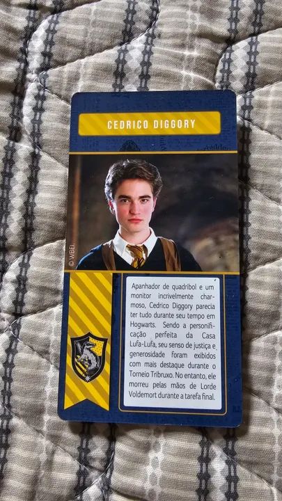 Card Cedrico Diggory Cacau Show