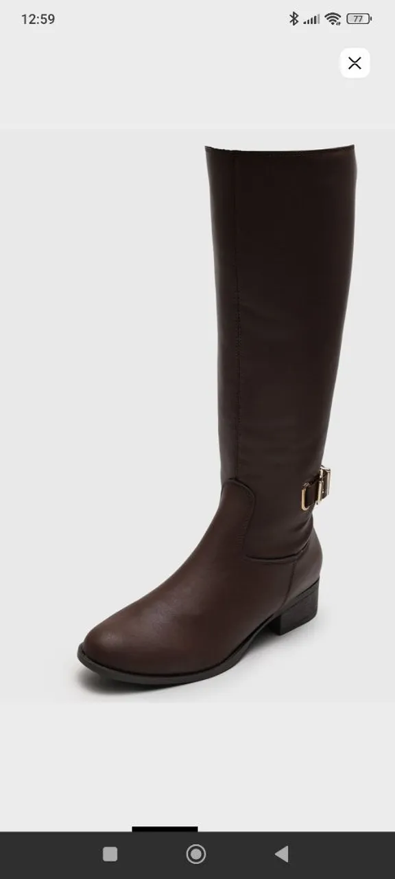 Bota Montaria Feminina Marrom