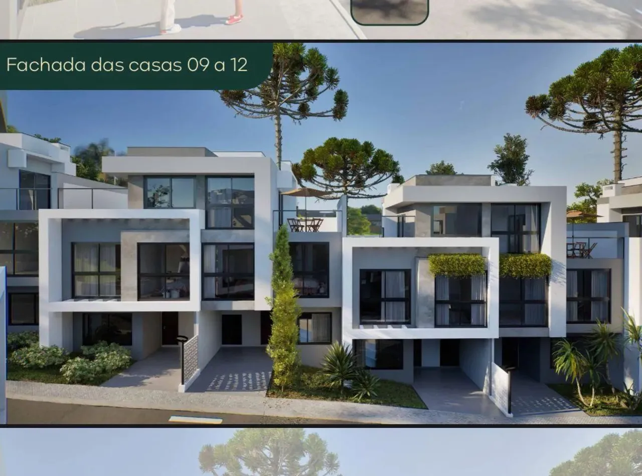 Sobrado em condomínio 205m2 3 quartos no Bairro São Lourenço R$ 1.745,000.00