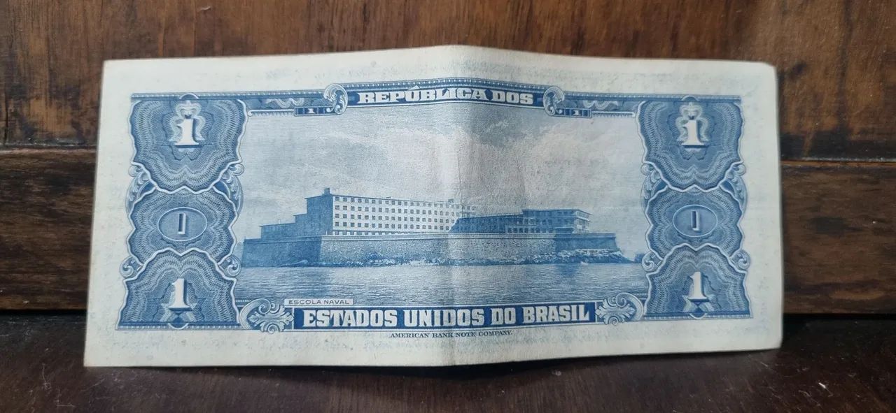 Nota de 1 cruzeiro do Brasil - 1942 - Foto 2