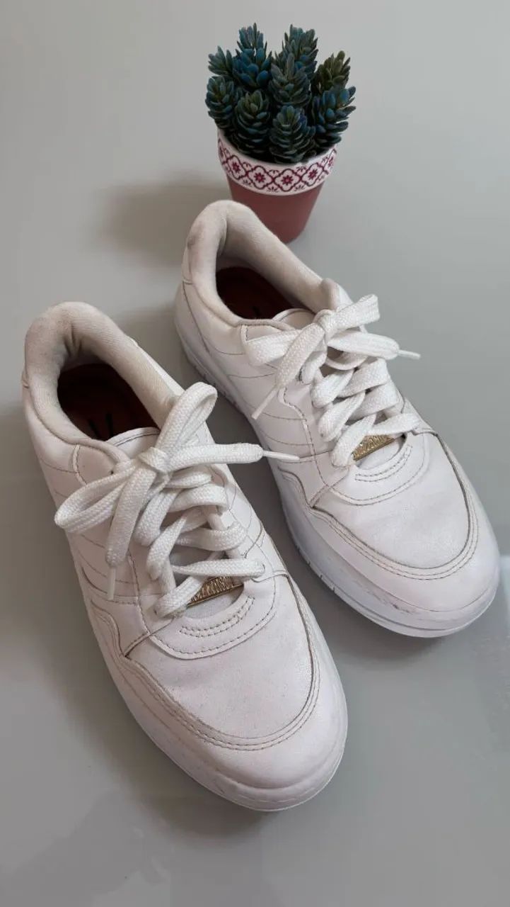 Tênis Branco Casual Vizzano